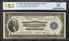 1918  1 Boston Frbn  green Eagle  Federal Reserve Pcgs 25 Fr 710 22801