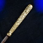 Grandpa 1914 s Brass Figurine Antique Letter Opener Size 9 5 l X 0 5 w
