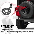 Rear View Backup Camera Kit W  Spare Tire Bracket For 2007-2018 Jeep Wrangler Jk