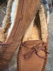 Ugg Australia Leather Womens 7 Dakota 38 Sheepskin Moccasin Slippers Shoes 5612