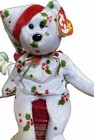 Vintage Ty Beanie Baby Holiday Teddy Christmas Bear 1998
