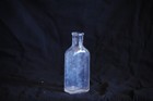 Vintage Antique Graduated Medicine Bottle Illinois Embossed