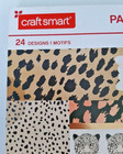 Craft Smart Paper Pad Scrapbook Wild Side 12x12 Cardstock 48 Sheets Animal Print