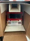 1986 Hess Fire Truck Bank Vintage Red Toy Coin Bank With Aerial Ladder