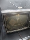 Vintage Admiral 12b960f Black   White Crt Tv Portable Vhf Uhf Television Powers