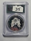 2000-p  1 Proof American Silver Eagle Retro Doily Pcgs Pr70dcam Certified Coin