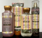Bath   Body Works Lot Of 4 Meet Me In Miami Lotion shower Gel mist body Cream