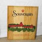 Vintage Souverain Vineyards Winery Wine Wooden Sign California North Coast 14x17