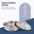 Communion Ware Church Set   1 Communion Wine Tray With Center Bread Plate And   