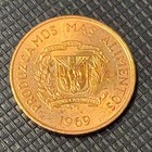 1969 Dominican Republic Commemorative 1 Centavo Fao 3 Gramos    free Shipping   