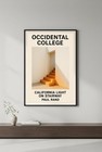      Occidental College Poster - California Light On Stairway By Paul Rand        