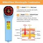 Medical Grade Cold Laser Red Light Therapy Device For Human And Pets Pain Relief