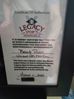 Brock Purdy Autographed Football With Legacy Sports Coa And Wooden Display Case