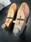 Wooden Shoe Savers Stretchers Trees Forms Men   s Size 10 W Old Vintage Wood Pair