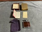 Vintage Ronson Standard Automatic Lighter With Original Box And Pouch