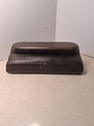 Vintage Three Paneled Wood And Metal Letterpress Printing Block