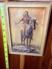 Vintage 3d Or Framed Wall Picture  appeal To The Great Spirit 