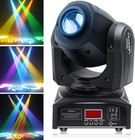 2x 100w Rgbw Led Dj Moving Head Stage Lighting Dmx Disco Party Wedding Spotlight