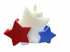 New 5 3  X 4 3  Luminara Real Flame Effect Led Candle Freedom Stars Bright White