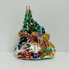 Rare Vtg Ltd Ed  Christopher Radko Trim A Tree O Santa Sleigh Christmas Ornament