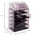 Large Cosmetic Makeup Organizer Jewelry Drawer Storage Box Acrylic Display Case