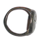Ancient Bronze Ring Byzantine Empire 8th - 10th C  Ad  Radiant Star Wearable