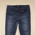 Paige Jeans Womens 32x27 Blue Skinny High Rise Dark Wash Denim  