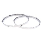 Snare Drum Hoop Ring Rim Aluminum Alloy Percussion Instrument Parts Accessories