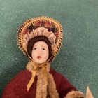 Dolls House Miniature Mother And Child Carol Singers  1 12  Handmade Sue Coupe 