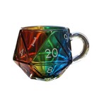 D20 Polyhedral Dice Coffee Mug With Handle 330ml For Dnd Rpg Tabletop Game