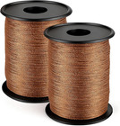 Brown Upholstery Sewing Thread Bonded Nylon Heavy Duty For Leather Denim Canvas