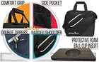 Athletico Essential Bowling Bag - Single Ball Tote One Size  Black 