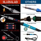Soldering Iron Electric Gun Adjustable Temperature 90w Welding Solder Wires Kit