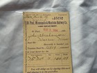 Old 1904 Great Northern Railway Land Dept  Postal Card St Paul Minn Manitoba Ry 