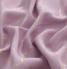 2pc Sheer Voile Window Panel Curtains Drape 84 Or 2pc Scarf Purple And Silver