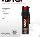 Sabre Pepper Gel With Attachment Clip  0 67 Fluid Ounces  Black 