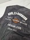 Motor Harley Davidson Leather Vest American Legend Size L