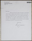 Greg Jarvis - Typed Letter Signed Circa 1985
