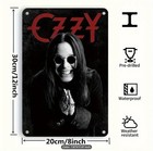 Ozzy Osbourne Sign Blow Out Metal  12x8 Inch - New- Ozzy- Black Sabbath