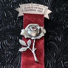 Vintage Rose Medal Award Dayton Walking Club Mothers Day Trotwood Ava Ivv 1987