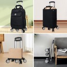 Backpack Trolley  Wheeled Folding Luggage Travel Cart Aluminum -roller Carrier F