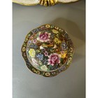 Millefleur  thousand Flowers  Lidded Bowl
