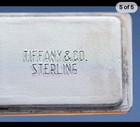 Tiffany Sterling Silver Pill Box Rare Two Sided No Mono