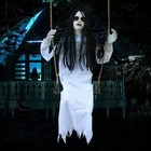 Halloween Decorations Props Hanging Swinging Girl With Creepy Expressions  Hangi