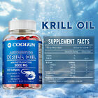 Antarctic Krill Oil 3000mg - Omega-3 Epa  Dha  Phospholipids  Astaxanthin