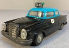Vintage Toy Friction Car Mercedes Taxi - Toys Pepe - 80 s