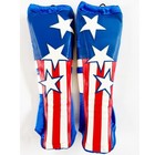 Pro Wrestling Patriotic Flag Usa Kickpads Gear Kick Pads  Gear Mma S m l Tights