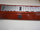    teisco   6 String Electric Lap Steel Guitar Red Hawaiian  read 