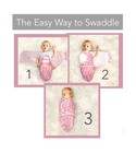 100  Organic Cotton Swaddle Blanket Baby Girl Infant Sleep Sack Wrap  Adjusta   