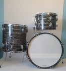 Ringo  1966 Ludwig Black Oyster Pearl Vtg 60s 3 Drum Set 13 16 20 Keystone Badge